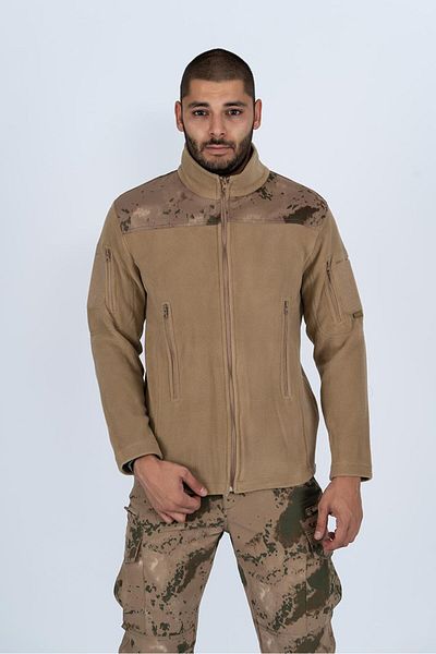 BİKATEX Bikatex Tactical Stand-up Collar Ανδρικό παλτό Fleece Καμουφλάζ - 321