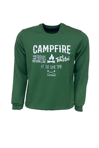 Combat Tactical Tricou cu mânecă lungă cu decolteu în formă de O, cu imprimeu...