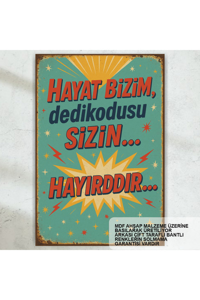 Hayat Poster Život je naš sleng, tvoje smešne, duhovite reči, zidna pisanja, ...