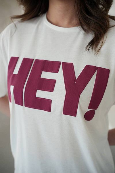 Fiori Text Printed T-shirt