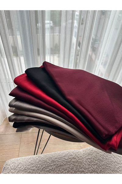 Merve 2 Mt Satin Textured Janjan Shawl