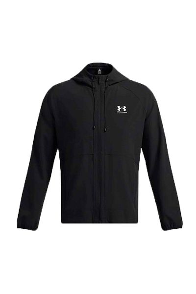 Under Armour A 6003001 -001 under Armour Ua Stretch Wvn Windbreakereu Men's Raincoat-R &amp; Uuml;Grace Black