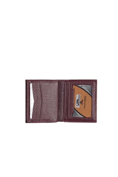 Aka Deri Leather Claret Red Men's Wallet 513 -70