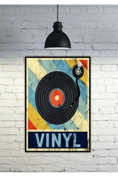 icase Muzică Disc Casetă Microfon Decor Concept Masă MDF Calitate Imprimare C...