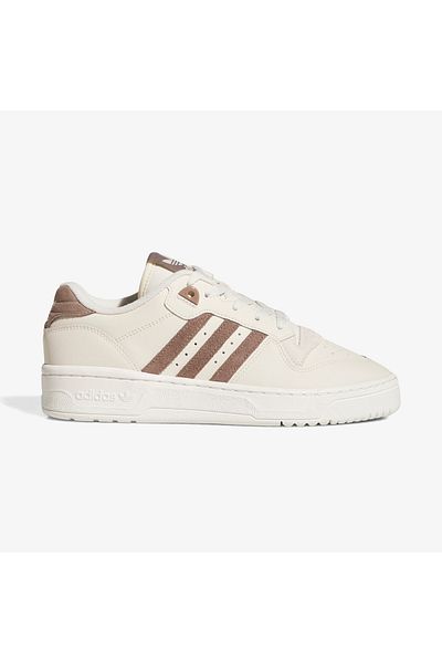 adidas Rivalry Low Women's Brown Detailed White Sports Shoes