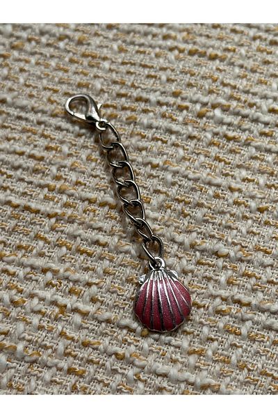 ODDA TASARIM ATÖLYESİ Silver Pink Sea Shell Bikini Charm Jewelry