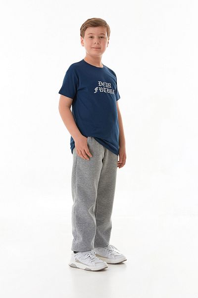 Fulla Moda Dear Future Text Printed Boy's T-Shirt