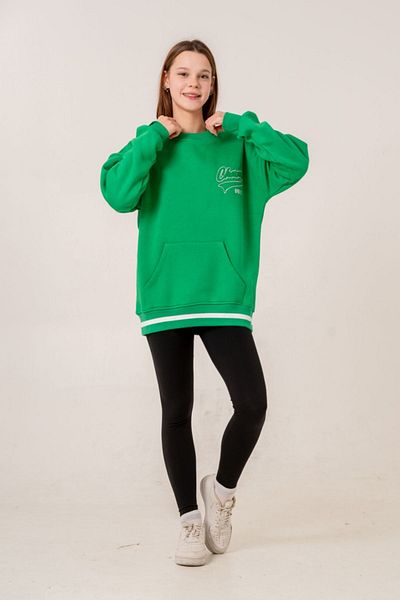 HAUSEkids 9-15 години Champ Unique Girl Sweatshirt - Зелен-