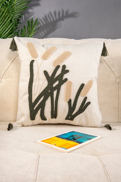Bade Design Punch Embroidered Throw Pillow Cover Pillow Case Very Preferred
