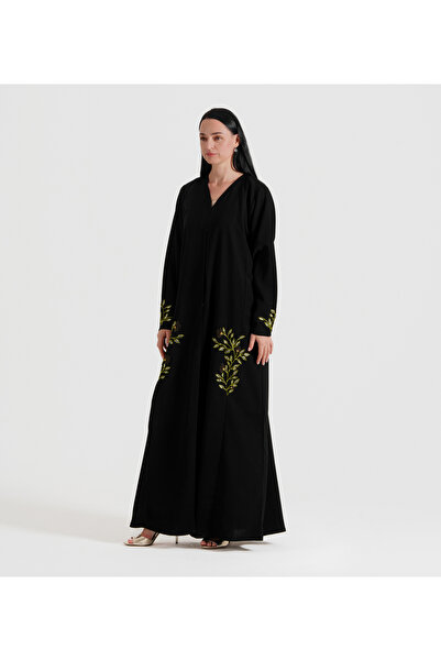 Rosette Abaya Green Nerve