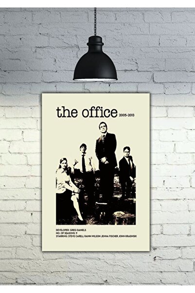 icase The Office Dizi Filmi Poster Dekor Konsept Tablo MDF Kaliteli Baskı Çer...