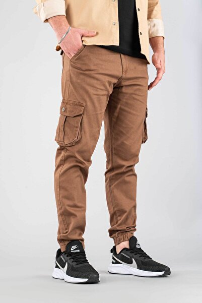 bombe Men's Coffee Cargo Pants