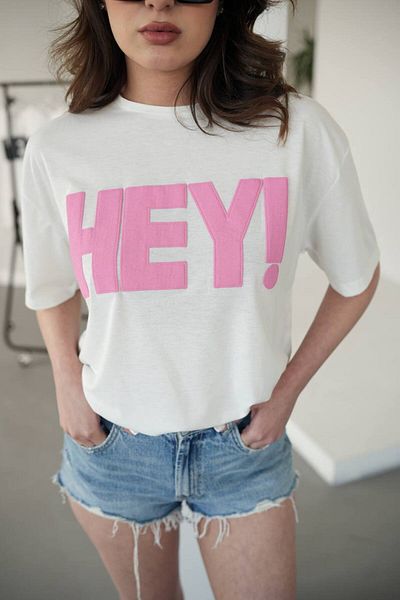 Fiori Text Printed T-shirt