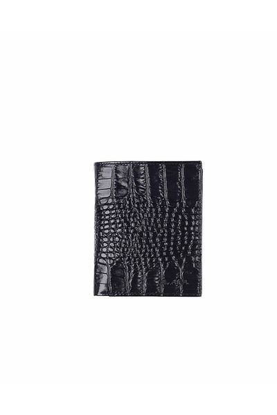 Aka Leather Black Men's Wallet 628 -12