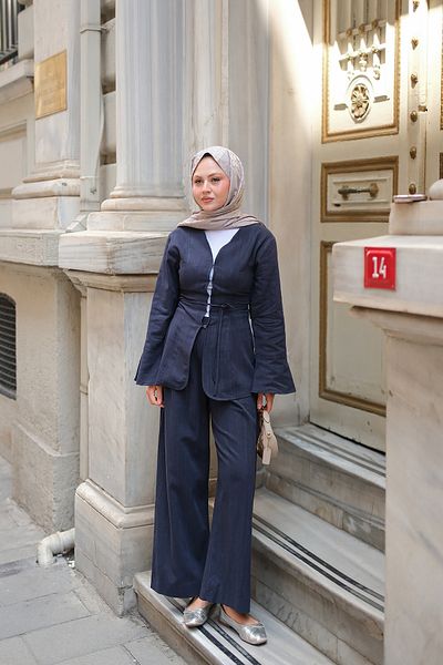 LOCCO Women's Bea Suit Navy Blue