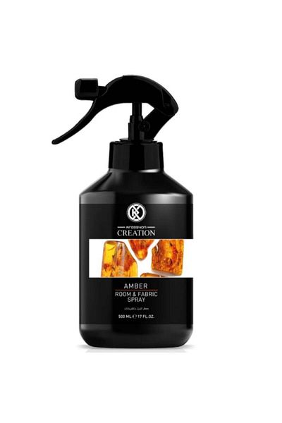 creation Home and Fabric Freshener with Amber Fragrance by Cracion Creation, 500ml