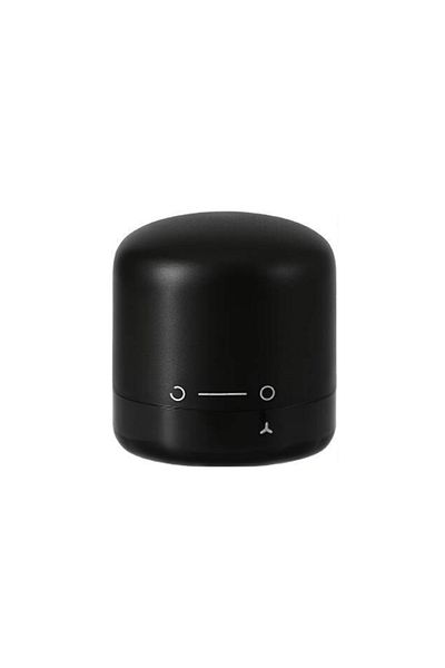 OEM Vacuum stopper, for wine bottle, black, elegant, 4 x 3.9 cm, ABS + silicone