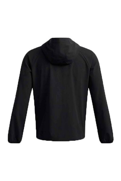 Under Armour A 6003001 -001 under Armour Ua Stretch Wvn Windbreakereu Men's Raincoat-R &amp; Uuml;Grace Black