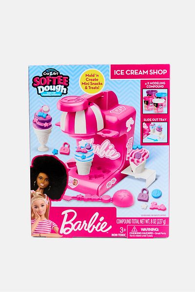 Barbie Softee Dough Modeling Compound Ice Cream Shop Kit