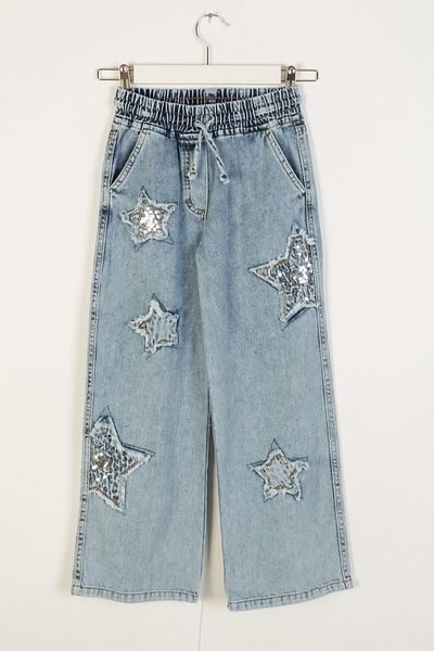 HAUSEkids 4-9 ani New Mussness Magic Pantaloni pentru fete-albastru