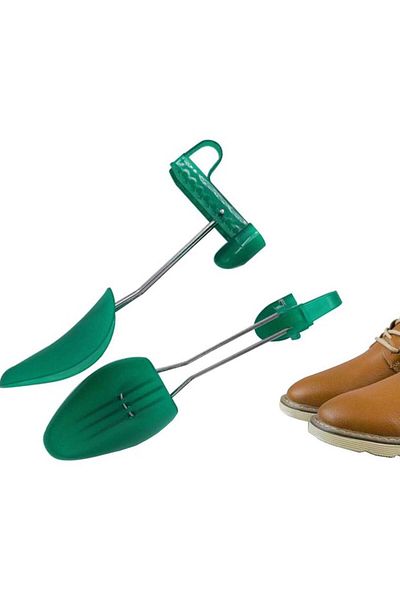 Generic Adjustable Shoe Tree Stretcher, 2 Pair Practical Adjustable Plastic Shoe Tree Stretcher for Men, Sho