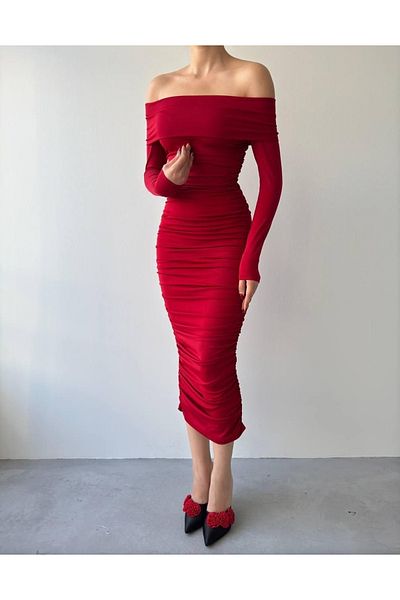 modaserdem Dakota Draped Dress