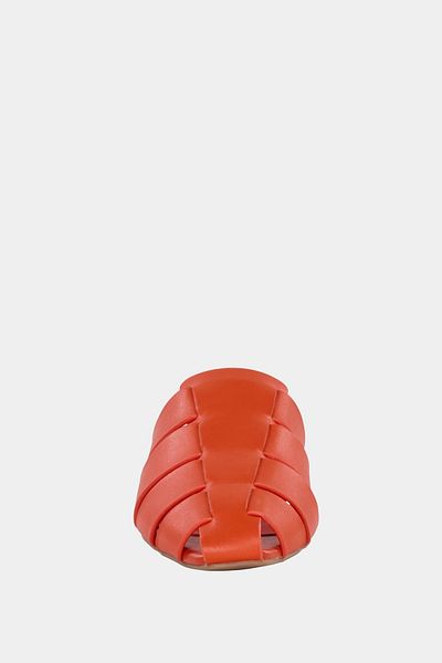 Katy Perry The Confidant Fisherman Mule Red Banded Slippers