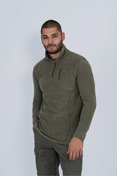 BİKATEX Bikatex Tactical Half Zipper Sweatshirt Fleece Anti Pilling Fit Stand-up Collar Fleece - 903