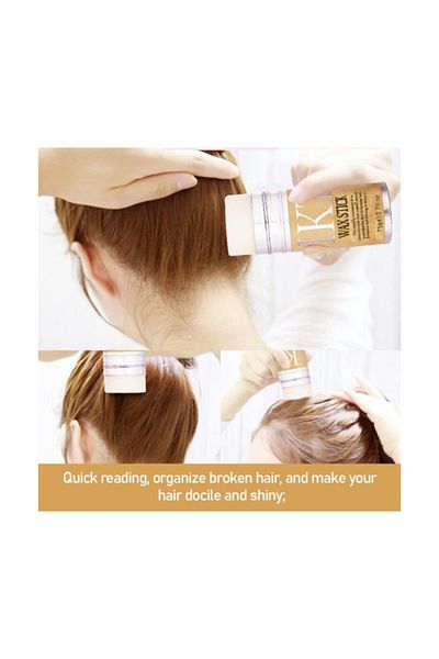 IKT Hair Wax Stick – Strong Hold, Non-Greasy Styling Wax for Flyaways & Frizz | Unisex Hair Control
