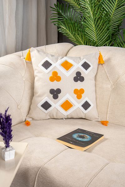 Bade Design Punch Embroidered Throw Pillow Cover Pillow Case Very Preferred