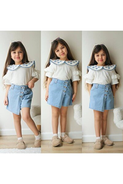 KOKOŞ BEBEK Short Skirt Girl Set |   Between 3/6 Years