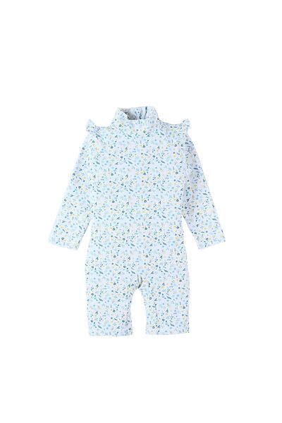 Archimede Swimsuit Little Flowers Combi UV, 9–12 months, Archimede, A2401400