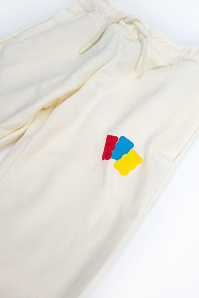 Haribo 3-10 Years Licensed Haribo Unisex Children's Trousers -Cream-