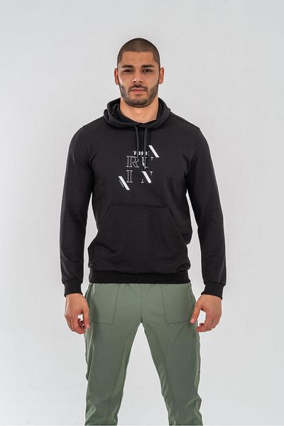 Combat Tactical Φούτερ με κουκούλα με κουκούλα με μακρυμάνικη τσέπη - 904 Μαύρο