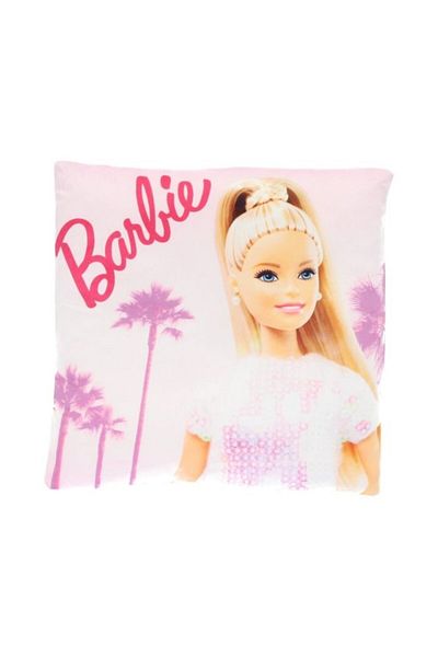 Barbie Perna multicolor cu doua fete, 40x40 cm, Barbie