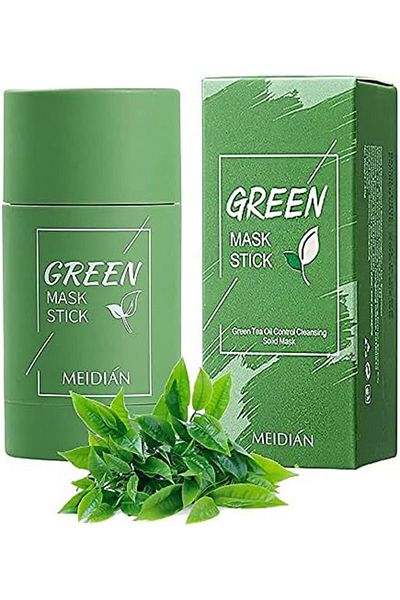 Find Back Green Tea Stick Mask, Purifying Mud Mask Containing Tea Extract to Remove Blackheads, Moisturize & C