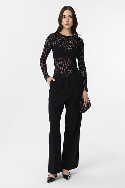 Antioch Black Lace Transparent Women's Ball