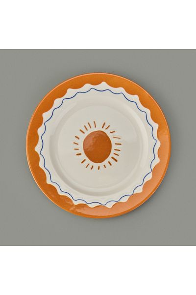 Evidea Kitchen Sun Dessert and Breakfast Plate - 21 cm