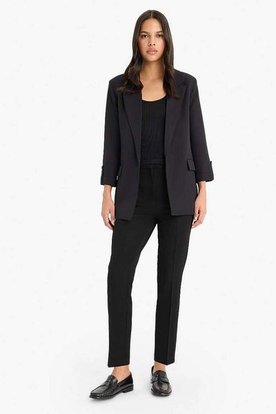 DeFacto New Season Regular Fit Square Collar Blazer Jacket