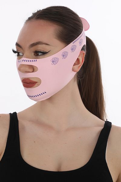 SAUNA SUIT Face Corset - Chin Chin Retractor, Facial Liposuction Breathable Belt