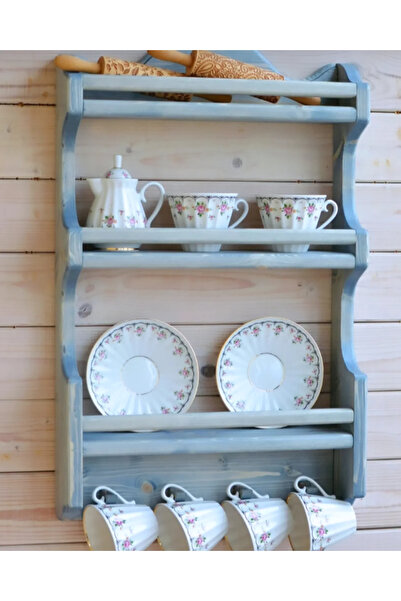 Picco Wood Ahşap Baharatlık,fincanlık Terek(56*35*8.5)