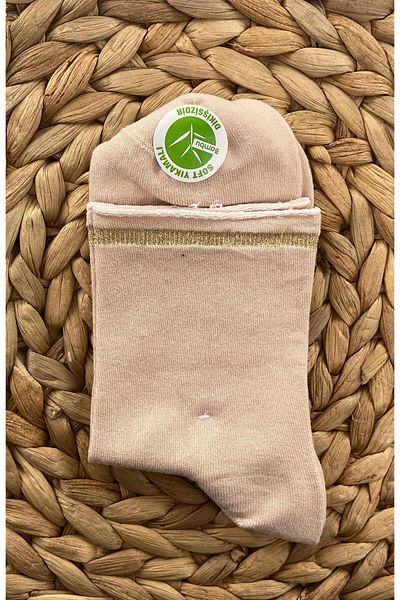 DoDe Flora Women's Bamboo Ankle Glitter College Socks 6 Pairs Slide