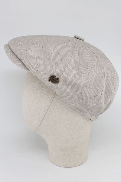 Hat Town British Model Herringbone Patterned Summer Cap Hat