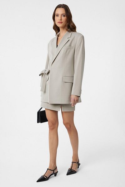 Antioch Stone Belted Women's Blazer