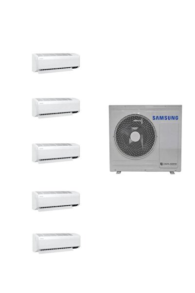 Samsung Wind Free Multi 1+5 Sistem (AJ100TXJ5KH/EA) 7+7+7+7+24 Btu 10 kw Dış ...