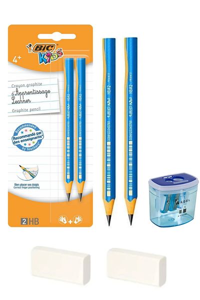 GLANCE Triangle Jumbo Pencil 2 Blister