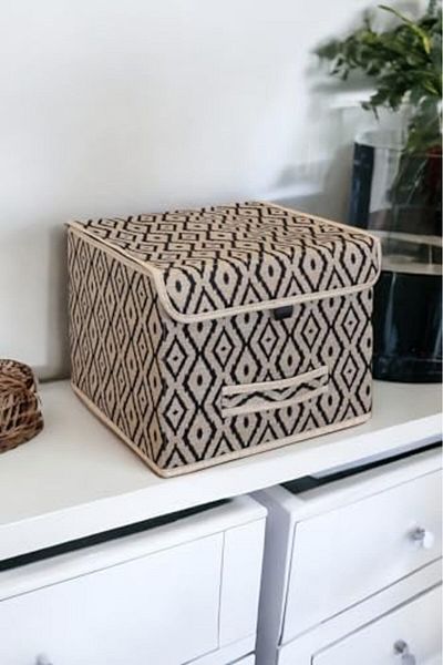 STOREMAX Ezg Gate Bohe Covered Box Shelf Organizer Organizer Basket Mini (1 Piece) Ezsnshop 1065757