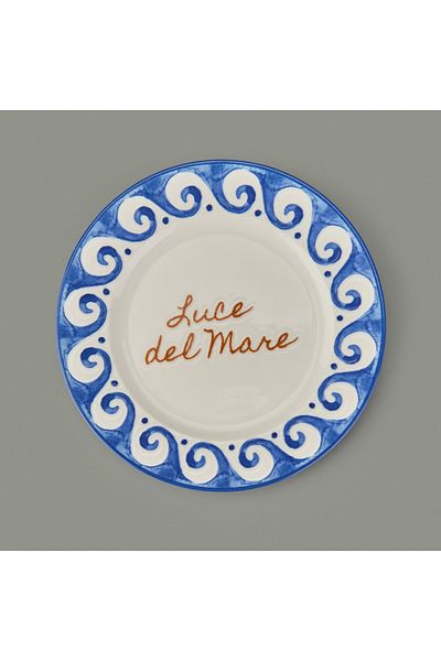 Evidea Kitchen Luve Del Mare Dessert and Breakfast Plate - 21 cm