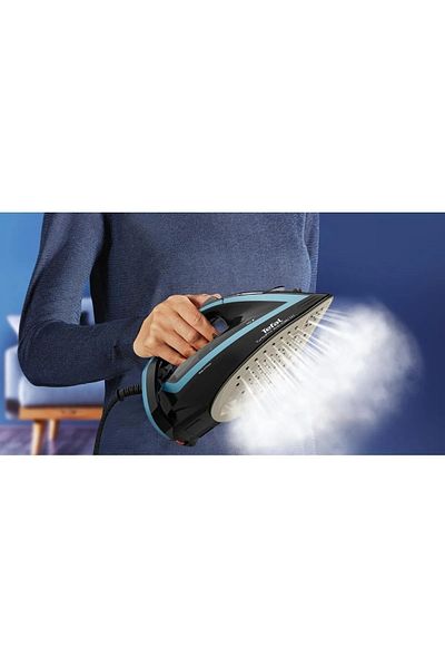 TEFAL 3000 Watt Turbo Pro Steam Iron Fast Heating and High Steam Power - Special Soleplate