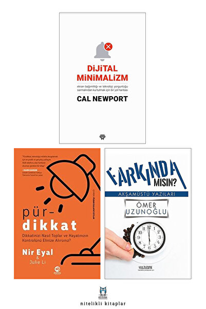 Yüzleşme Yayınları Dijital Minimalizm - Pürdikkat/Nir Eyal - Farkında mısın?